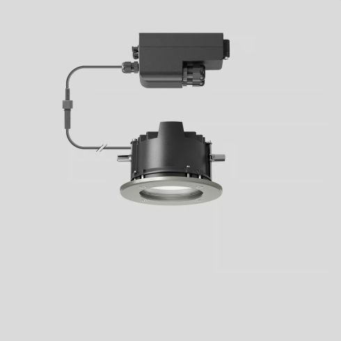 24274K3 LED-Deckeneinbau-Tiefstrahler, edelstahl