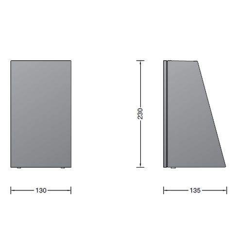 33817K3 Wandleuchte, grafit