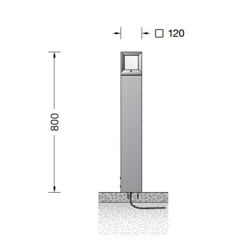 84607K3 LED-Garten- und Wegeleuchte
