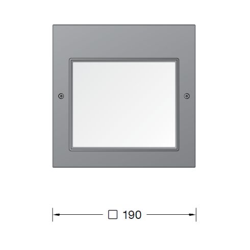 24207 LED-Wandeinbauleuchte, grafit