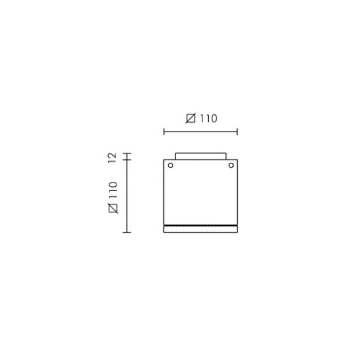 MINILOFT SQUARE weiß LED-Deckenanbauleuchte