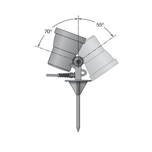 85022K4 - BEGA UniLink Ortsveränderlicher Gartenscheinwerfer, grafit